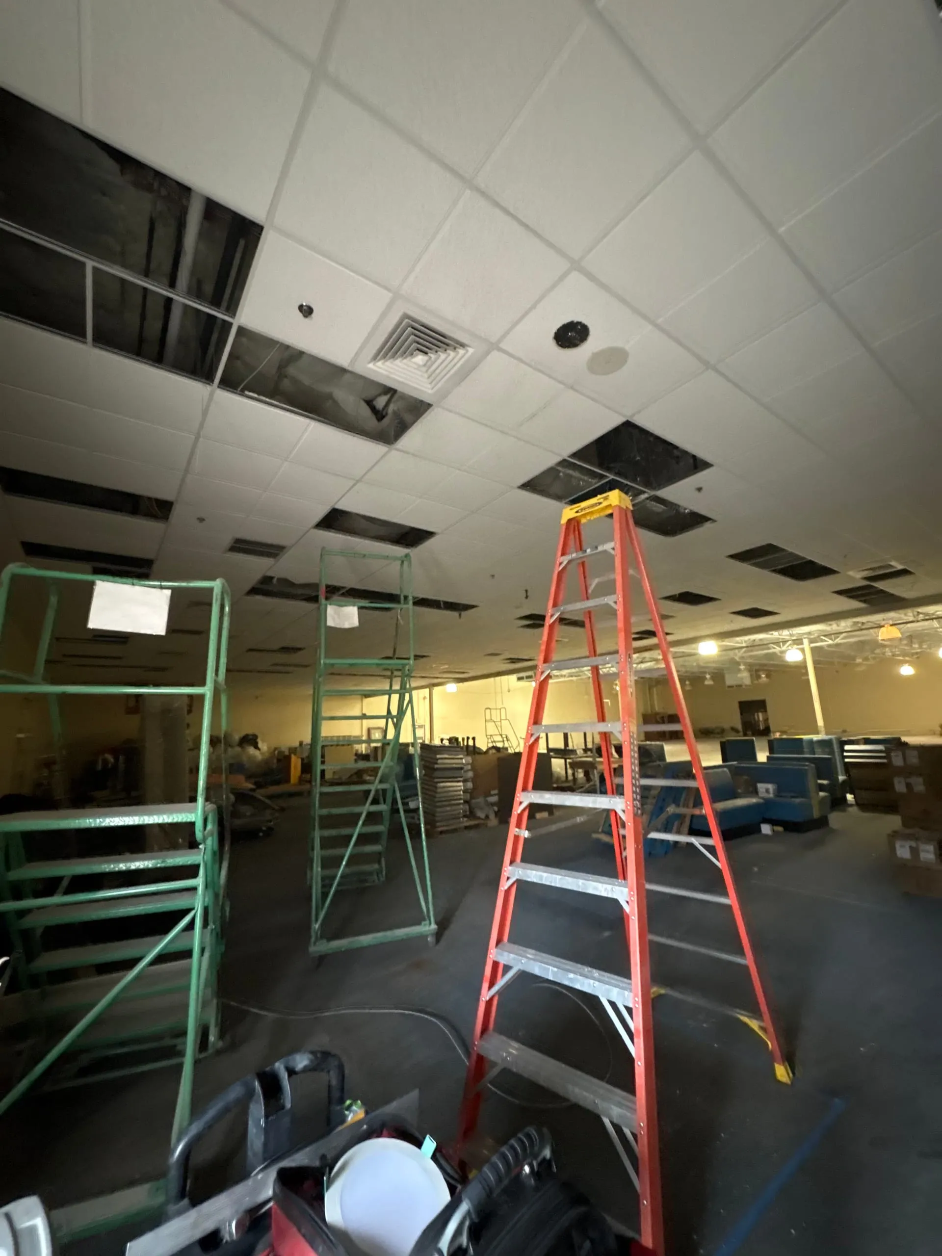 Completed light installation